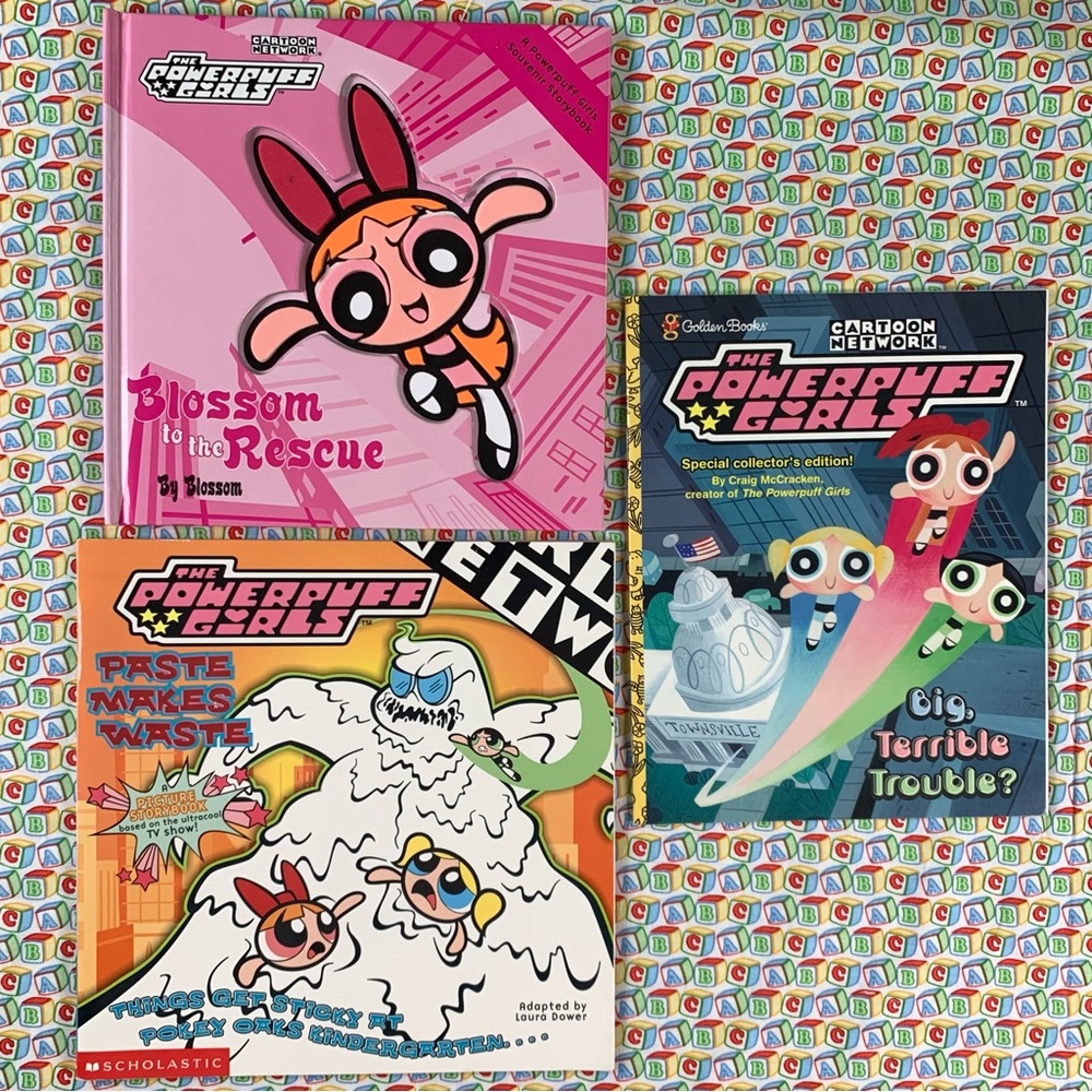 Cartoon Network’s Powerpuff Girls 3 Adventure Book Collection.